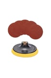27 Parça Spiral Avuç Içi Taşlama 115 Mm Cırt Zımpara Kağıdı Ahşap Inox Metal Kesici Kesme Flap Disk.