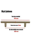 10 Adet Low Boylu 128 Mm Metal Saten Renk Mobilya Mutfak Dolap Çekmece Dolabı Kulpu Kulbu Kulpları.