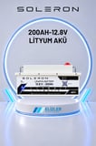SOLERON 200AH-12.8V LİTYUM AKÜ