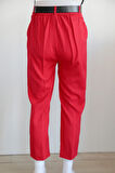 Kırmızı Tesettür Pantolon 1062K