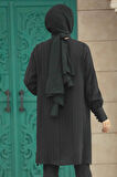 Siyah Tesettür Tunik 614S