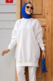 Ekru Tesettür Tunik 30644E