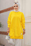 Sarı Tesettür Tunik 30644SR