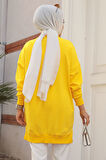 Sarı Tesettür Tunik 30644SR