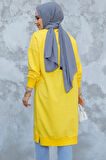 Sarı Tesettür Tunik 30645SR