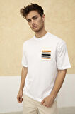 Erkek Sol Cep Detaylı Regular Fit Bisiklet Yaka T-Shirt