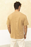 Erkek Sol Cep Detaylı Regular Fit Bisiklet Yaka T-Shirt