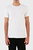 Emporio Armani Bisiklet Yaka Pamuk T-Shirt