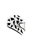 Kare Siyah Kamuflaj Kask Sticker Modeli 2