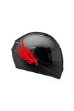Tek Renk Kanat ( Wing Helmet Stickers ) Kask Sticker Etiket Modeli 2