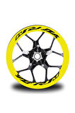 Yzf R1M  Yazılı 8Li Jant İçi Yazı Sticker Etiket