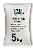 İNCİ Beyaz Taş Tozu -  Taş Tozu - Hobi Harcı - Mumluk - Saksı-Obje Döküm Harcı 5 KG  