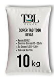  Beyaz Taş Tozu -  Taş Tozu - Hobi Harcı - Mumluk - Saksı-Obje Döküm Harcı 10 KG  - 