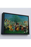 Ahşap Çerçeveli Henri Rousseau Bağımsızlığın 100. Yıl Kutlamaları Tablo-7043