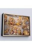 Ahşap Çerçeveli Giotto - Çan Kulesinin Tavan Resmi Tablo-7116