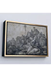 Ahşap Çerçeveli Albrecht Durer - Büyük Aziz Anthony Tablo-7122