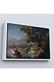 Ahşap Çerçeveli Rembrandt - Avrupalının Kaşırılışı Tablo - The Abduction Of Europa-7138