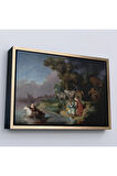 Ahşap Çerçeveli Rembrandt - Avrupalının Kaşırılışı Tablo - The Abduction Of Europa-7138