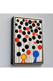 Ahşap Çerçeveli Alexander Calder - Envol Tablo-7291