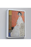 Ahşap Çerçeveli Gustav Klimt - Fritza Riedler'İn Portre Tablo-7306