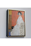 Ahşap Çerçeveli Gustav Klimt - Fritza Riedler'İn Portre Tablo-7306