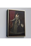 Ahşap Çerçeveli Bourbonlu Isabella Kral Philip Iv'Ün İlk Kraliçesi Tablo-7334