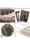 Ahşap Çerçeveli Diego Velazquez - Aziz Rufina Tablo-7390