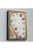 Ahşap Çerçeveli Salvador Dali - Horloge Tablo-7396