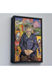 Ahşap Çerçeveli Vincent Van Gogh - Père Tanguy’Un Portresi Tablo-7459