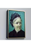 Ahşap Çerçeveli Vincent Van Gogh - Sanatçının Annesinin Portresi Tablo-7465