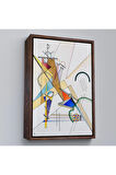 Ahşap Çerçeveli Wassily Kandinsky Gewebe Tablo-7493