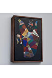 Ahşap Çerçeveli Wassily Kandinsky - İdam Edilen Ohne Titel Tablo-7497
