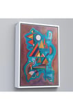 Ahşap Çerçeveli Wassily Kandinsky - Ayakta Duran Tablo - Standing-7498