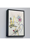 Ahşap Çerçeveli Wassily Kandinsky - Hassas Ruh Tablosu-7499