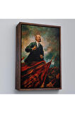 Ahşap Çerçeveli Sovyet Lideri Vladimir Lenin Tablo-7677