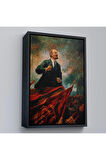 Ahşap Çerçeveli Sovyet Lideri Vladimir Lenin Tablo-7677