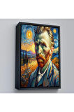 Ahşap Çerçeveli Vincent Van Gogh Tablosu-7680