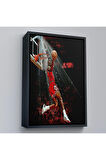Ahşap Çerçeveli Michael Jordan Tablo-7682