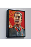 Ahşap Çerçeveli Joseph Stalin Rusya Ve Sovyetler Birliği Sscb Tablo-7683