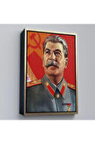 Ahşap Çerçeveli Joseph Stalin Rusya Ve Sovyetler Birliği Sscb Tablo-7683