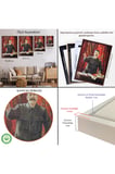 Ahşap Çerçeveli Joseph Stalin Rusya Ve Sovyetler Birliği Sscb Tablo-7697