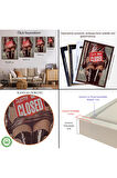 Ahşap Çerçeveli Sorry We'Re Closed Tablo - Üzgünüm Kapalıyız-7705