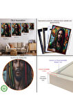 Ahşap Çerçeveli Bob Marley Tablosu-7714