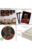 Ahşap Çerçeveli Michael Jordan Tablo-7739