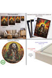 Ahşap Çerçeveli Bob Marley Tablosu-7744