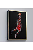 Ahşap Çerçeveli Michael Jordan Tablo-7766