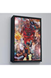 Ahşap Çerçeveli Michael Jordan Tablo-7781