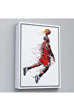 Ahşap Çerçeveli Michael Jordan Tablo-7787