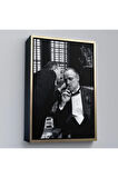 Ahşap Çerçeveli Godfather Mafya Film Tablo-7807