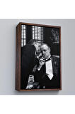 Ahşap Çerçeveli Godfather Mafya Film Tablo-7807